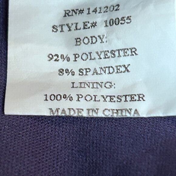 LOTUS Pockets Stretchy Self Sash Purple Office Casual Party Dress size 18W - Picture 13 of 16